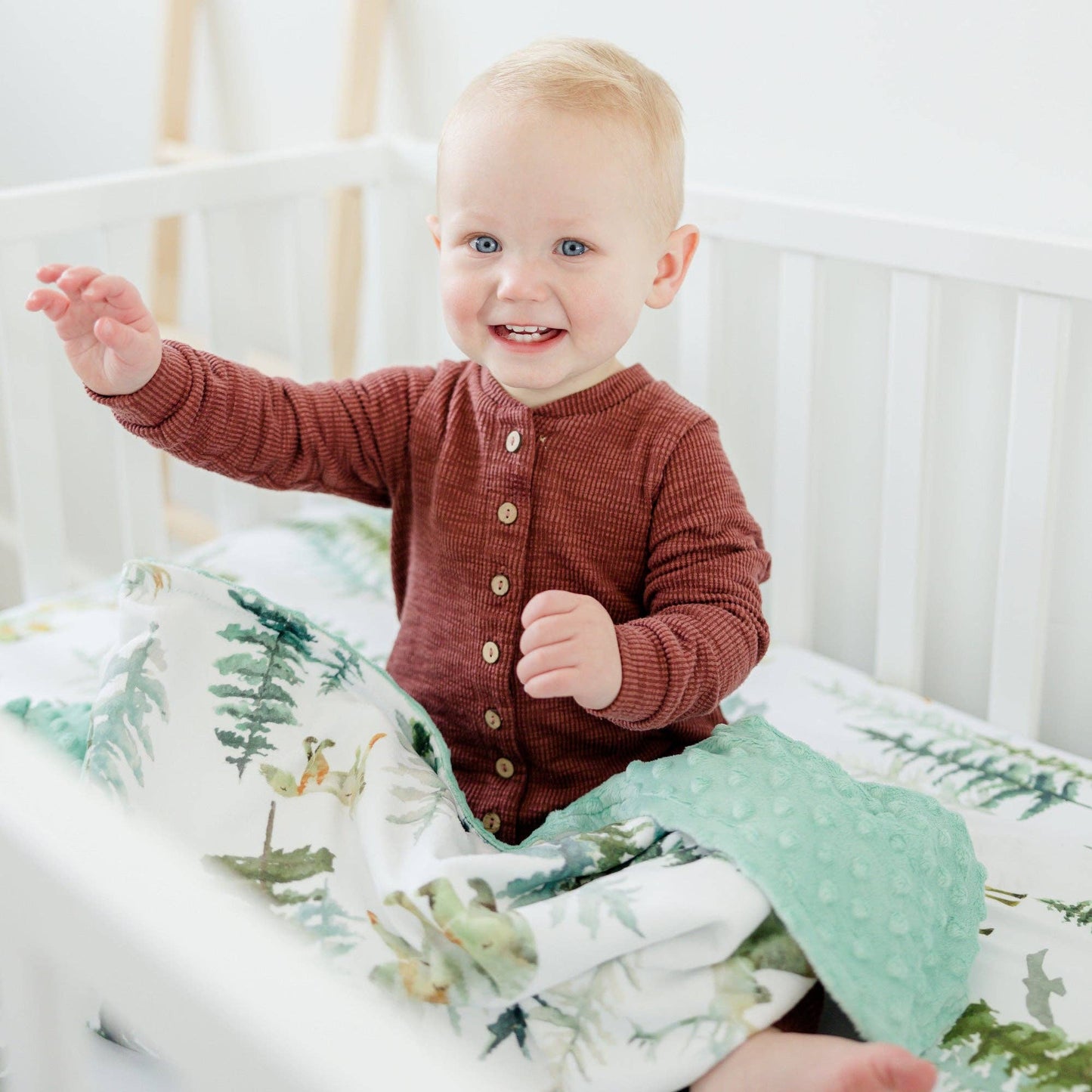 Baby & Toddler Minky Blanket - In The Woods - Tiny Tots Boutique