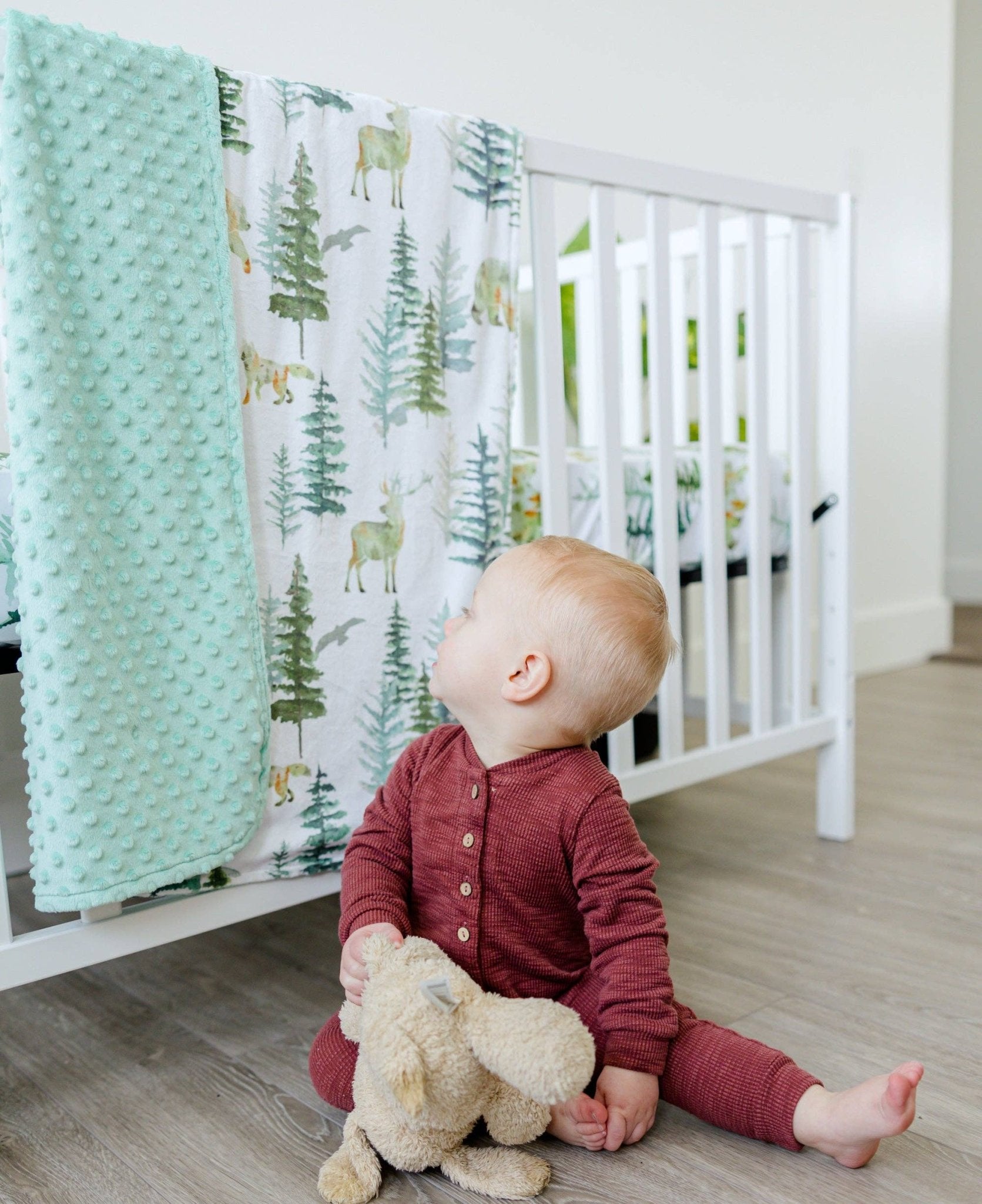 Baby & Toddler Minky Blanket - In The Woods - Tiny Tots Boutique