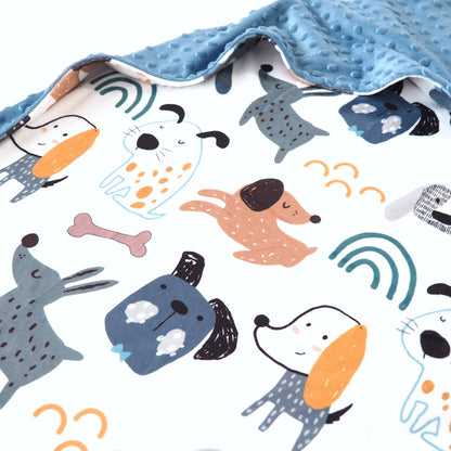 Baby & Toddler Minky Blanket - My Best Friends (Dogs) - Tiny Tots Boutique