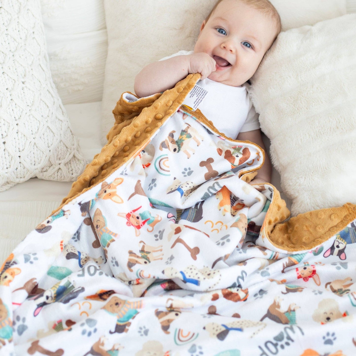 Baby & Toddler Minky Blanket - Snuggle Buddies - Tiny Tots Boutique