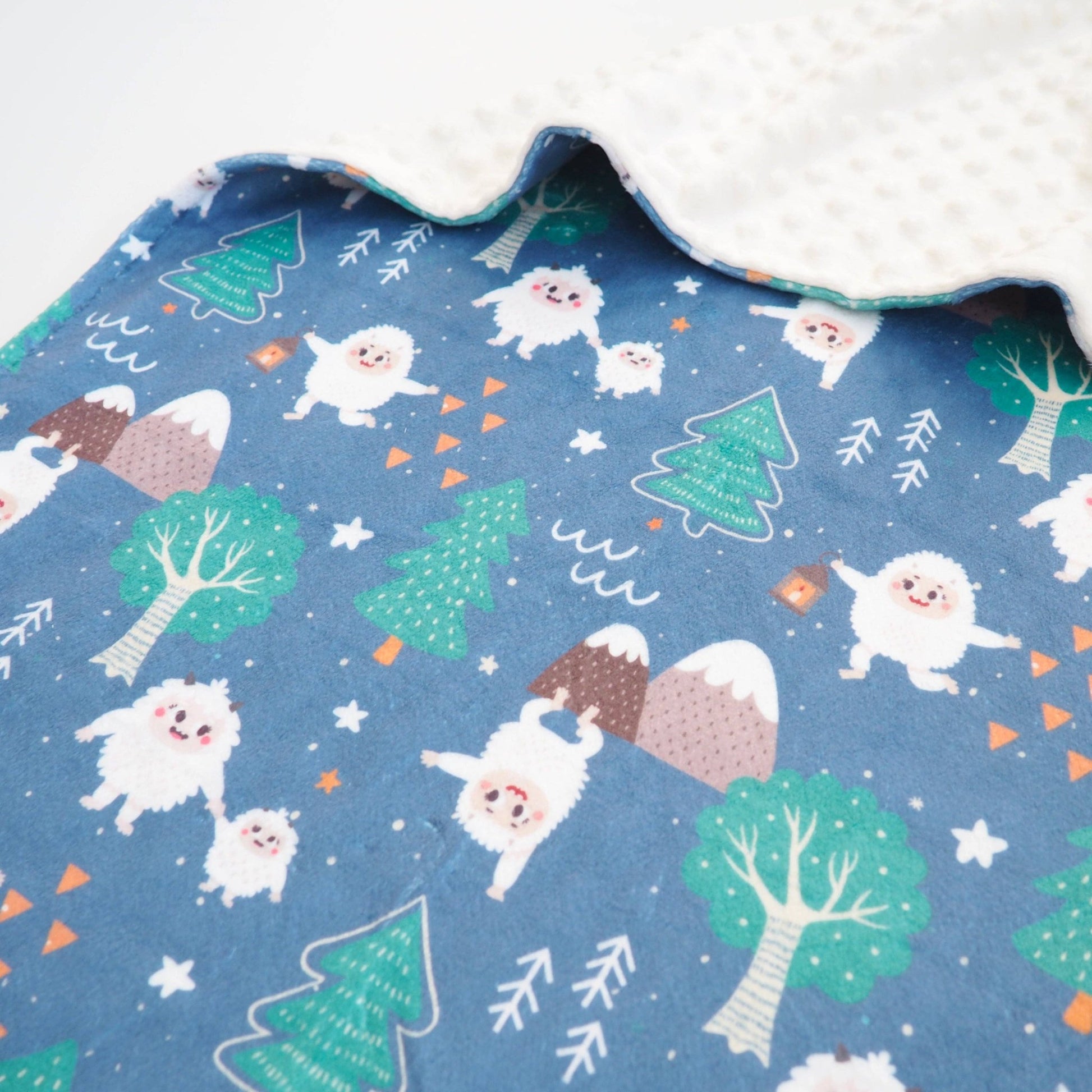 Baby & Toddler Minky Blanket - Yeti Dreams - Tiny Tots Boutique