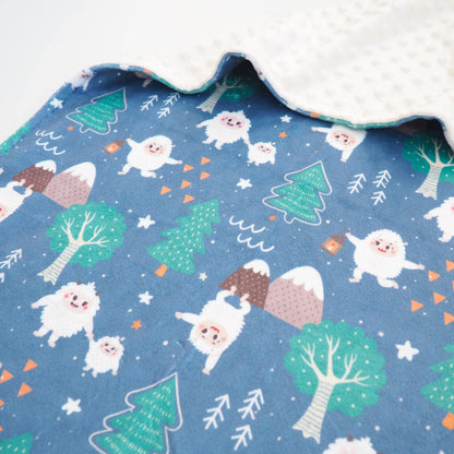 Baby & Toddler Minky Blanket - Yeti Dreams - Tiny Tots Boutique