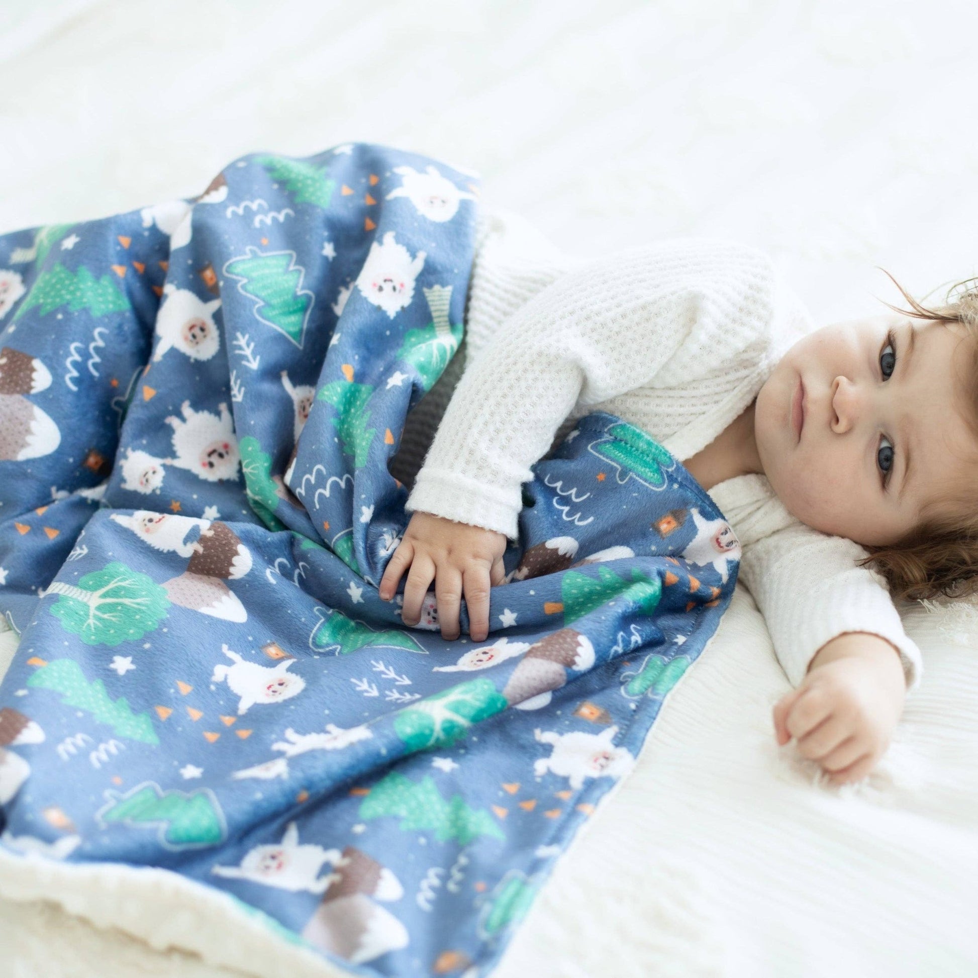 Baby & Toddler Minky Blanket - Yeti Dreams - Tiny Tots Boutique