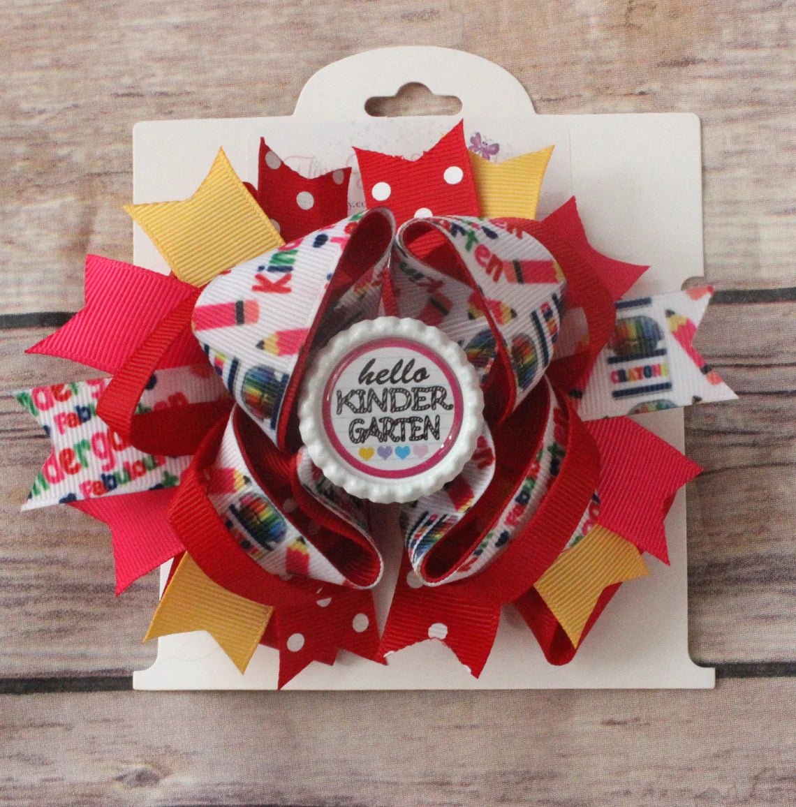 Back To School Boutique Hair Bows - Tiny Tots Boutique
