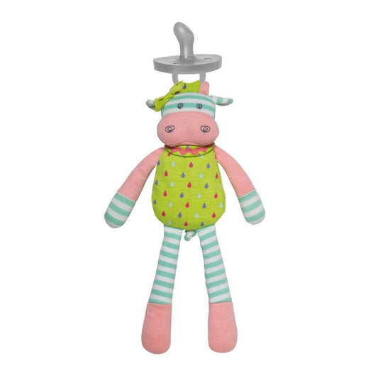 Belle Cow Pacifier Buddy - Tiny Tots Boutique