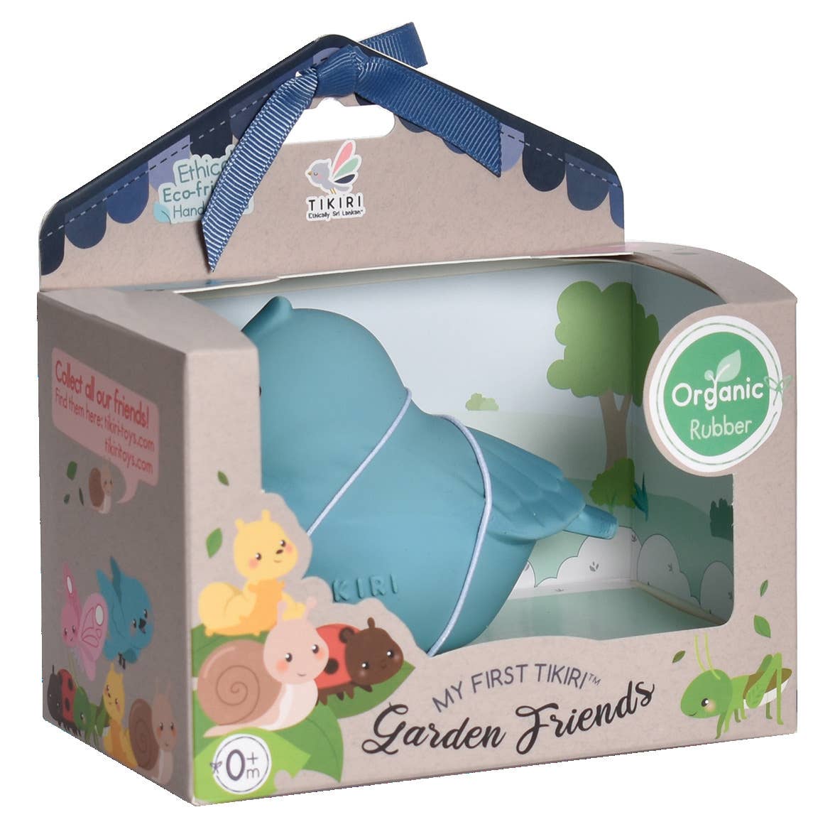 Bird Natural Rubber Teether, Rattle & Bath Toy - Tiny Tots Boutique