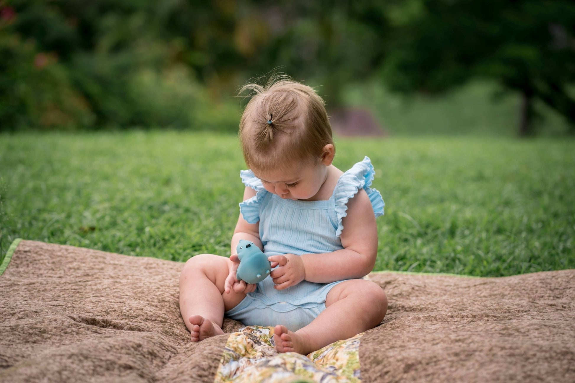 Bird Natural Rubber Teether, Rattle & Bath Toy - Tiny Tots Boutique