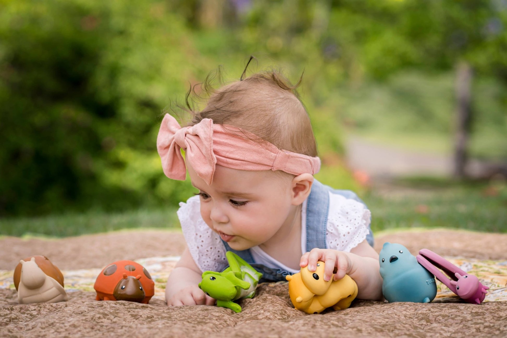 Bird Natural Rubber Teether, Rattle & Bath Toy - Tiny Tots Boutique