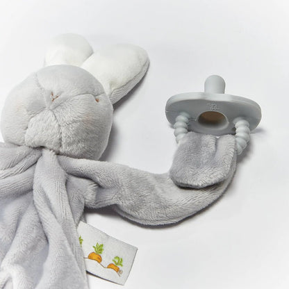 Bloom Bunny Silly Buddy Pacifier Holder - Tiny Tots Boutique