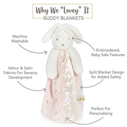 Blossom Bunny Buddy Blanket - Tiny Tots Boutique
