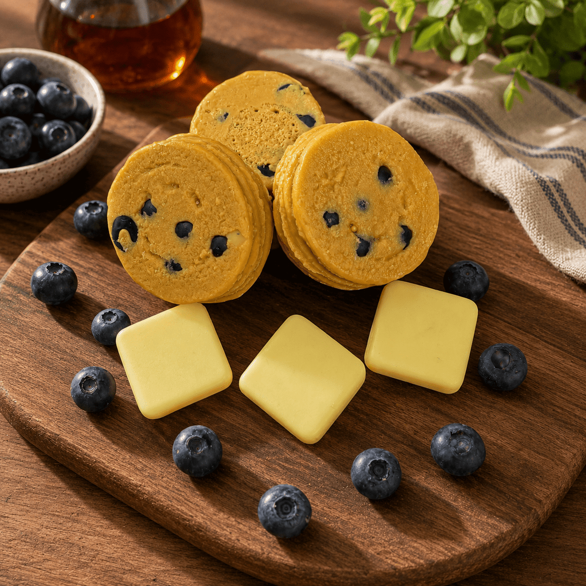 Blueberry Maple Pancakes Wax Melts. Bakery Wax Melt. Soy Wax - Tiny Tots Boutique