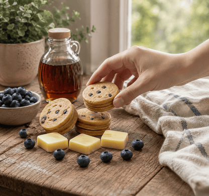 Blueberry Maple Pancakes Wax Melts. Bakery Wax Melt. Soy Wax - Tiny Tots Boutique