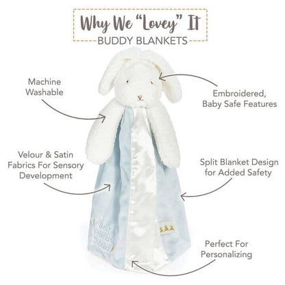 Bud Bunny Buddy Blanket - Tiny Tots Boutique