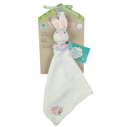 Bunny Snuggly with Organic Rubber Head for Teething - Tiny Tots Boutique