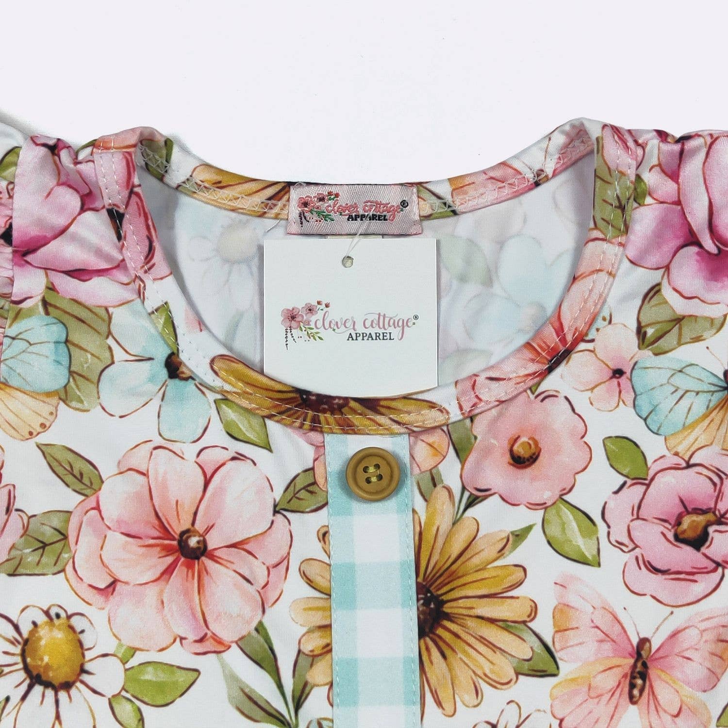 Butterfly Garden Girls Dress - Tiny Tots Boutique