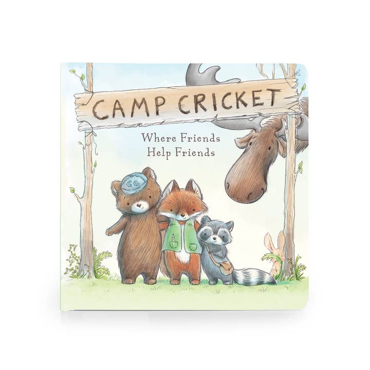 Camp Cricket Board Book - Tiny Tots Boutique