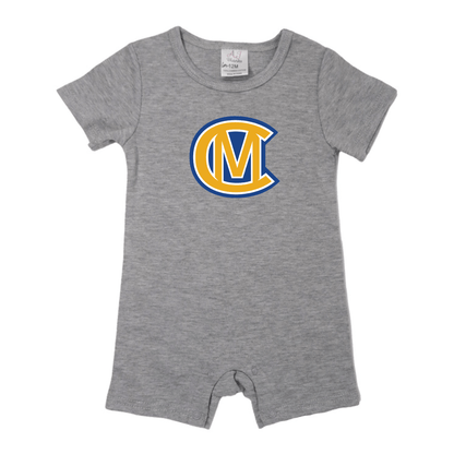 Canon Mac Boys Short Sleeve Romper - Tiny Tots Boutique