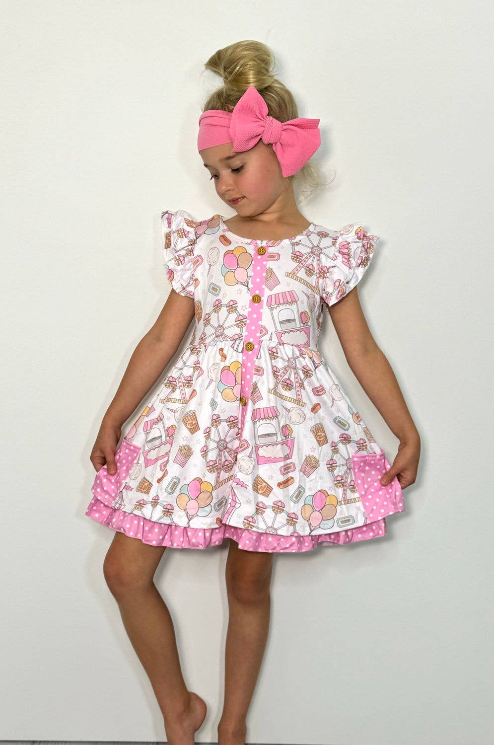 Carnival Girls Dress - Tiny Tots Boutique