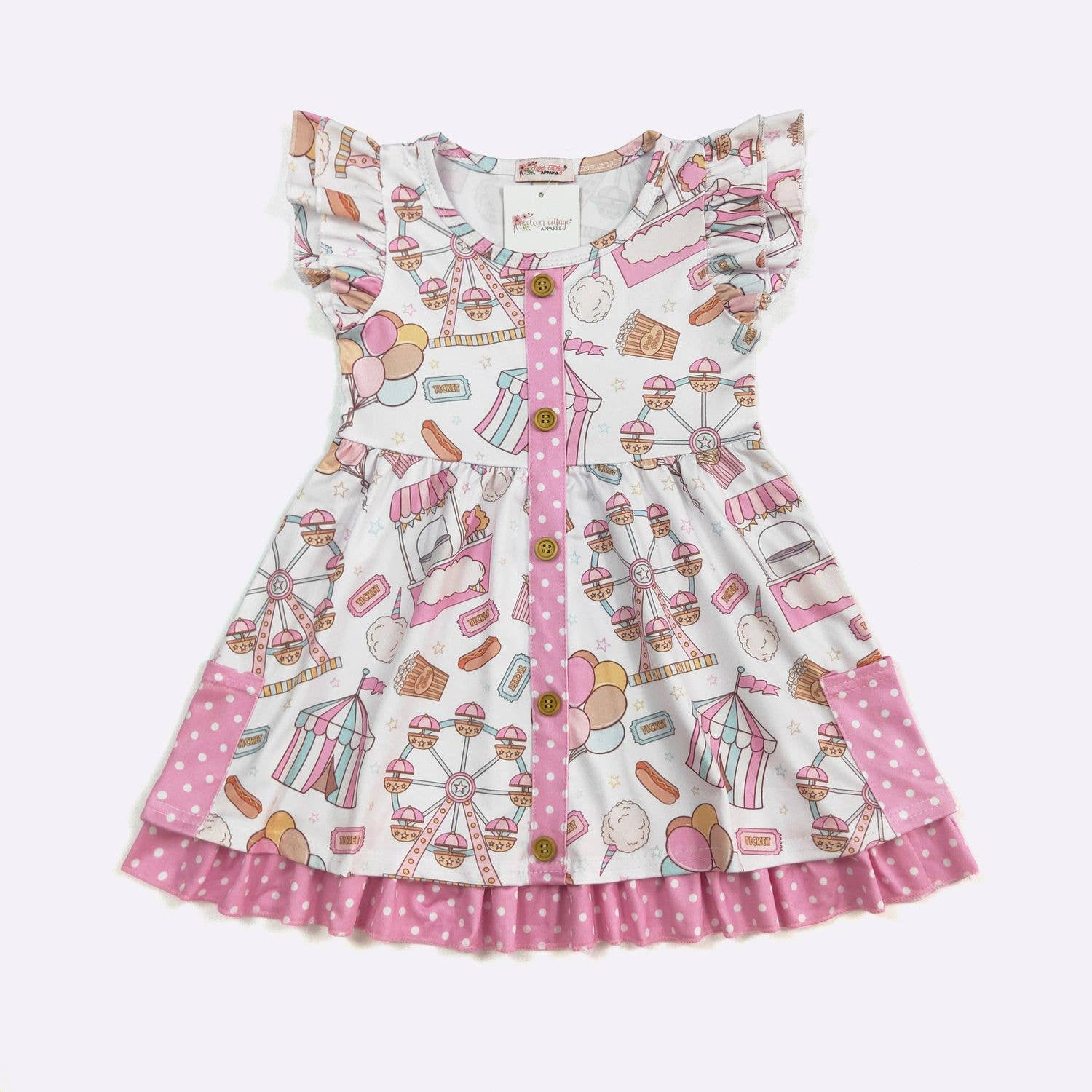 Carnival Girls Dress - Tiny Tots Boutique
