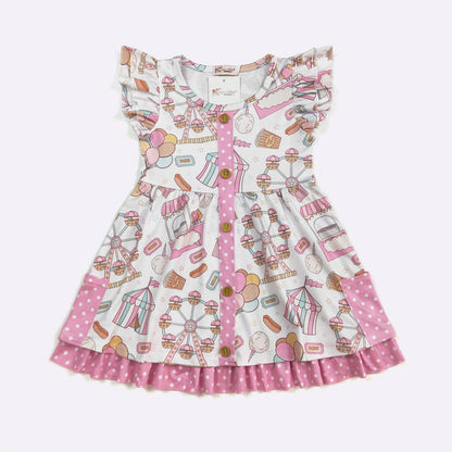 Carnival Girls Dress - Tiny Tots Boutique