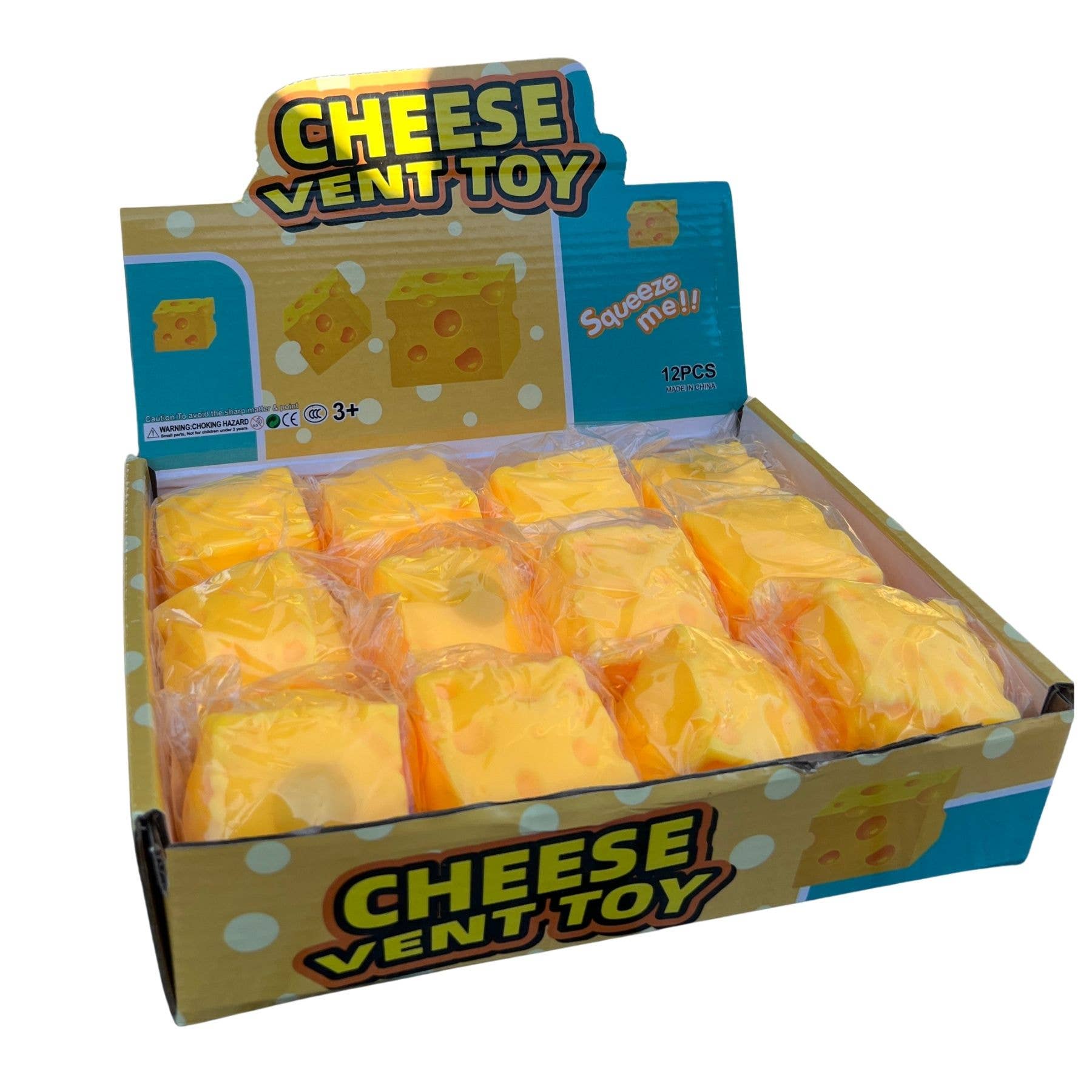 Cheese Squishy Toy – Viral Cheese Squishy Stress Toys - Tiny Tots Boutique