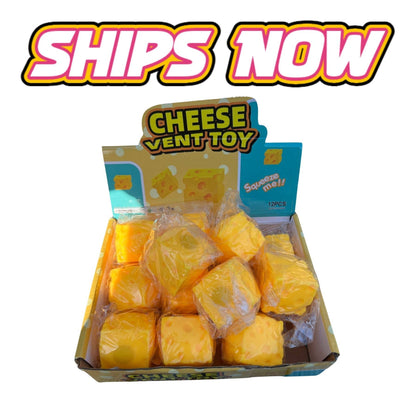 Cheese Squishy Toy – Viral Cheese Squishy Stress Toys - Tiny Tots Boutique