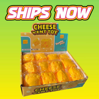Cheese Squishy Toy – Viral Cheese Squishy Stress Toys - Tiny Tots Boutique