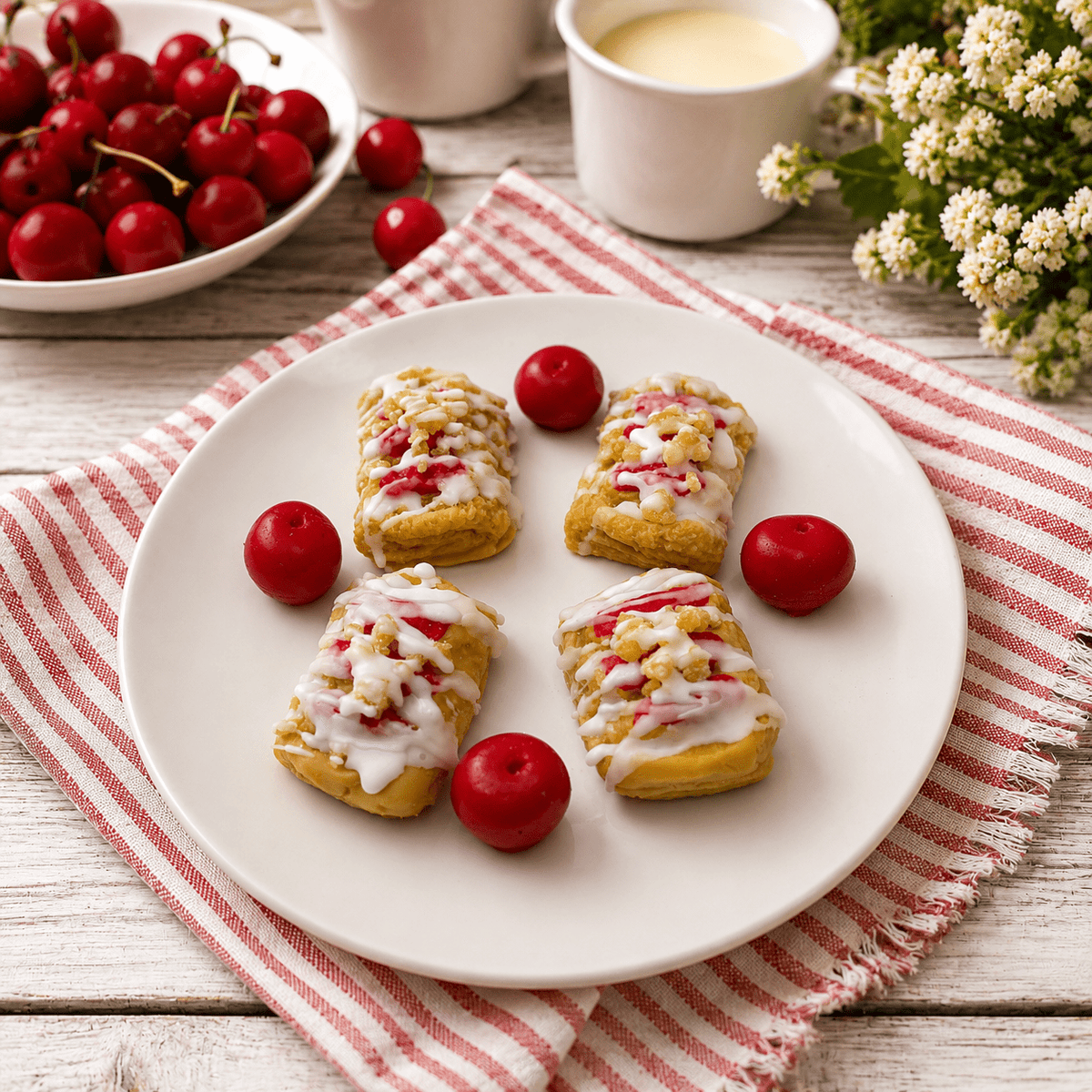 Cherry Cheesecake Streusel Pastry Wax Melts. Bakery Wax Melt - Tiny Tots Boutique