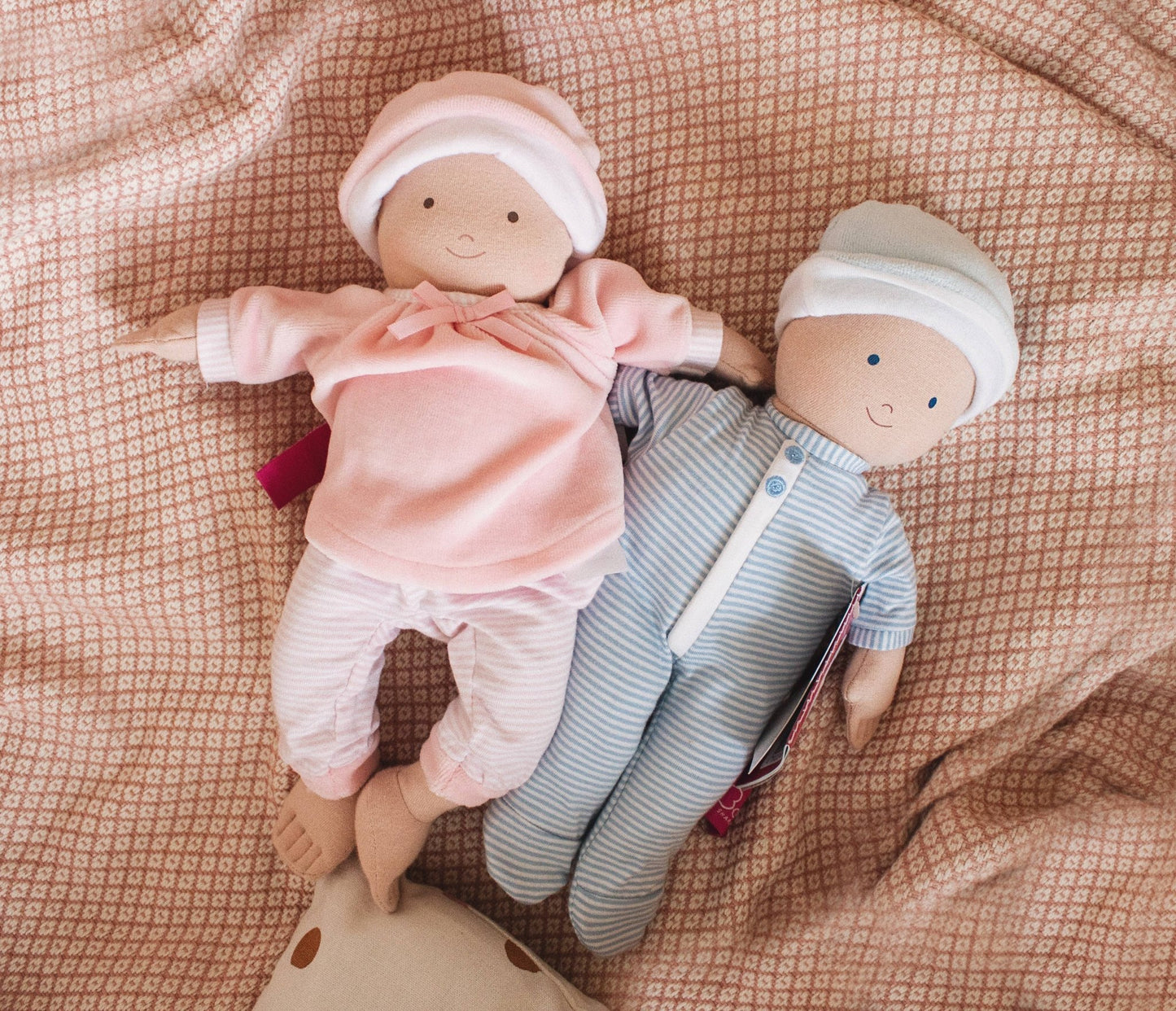 Cherub Baby Girl with Pink Dress - Tiny Tots Boutique