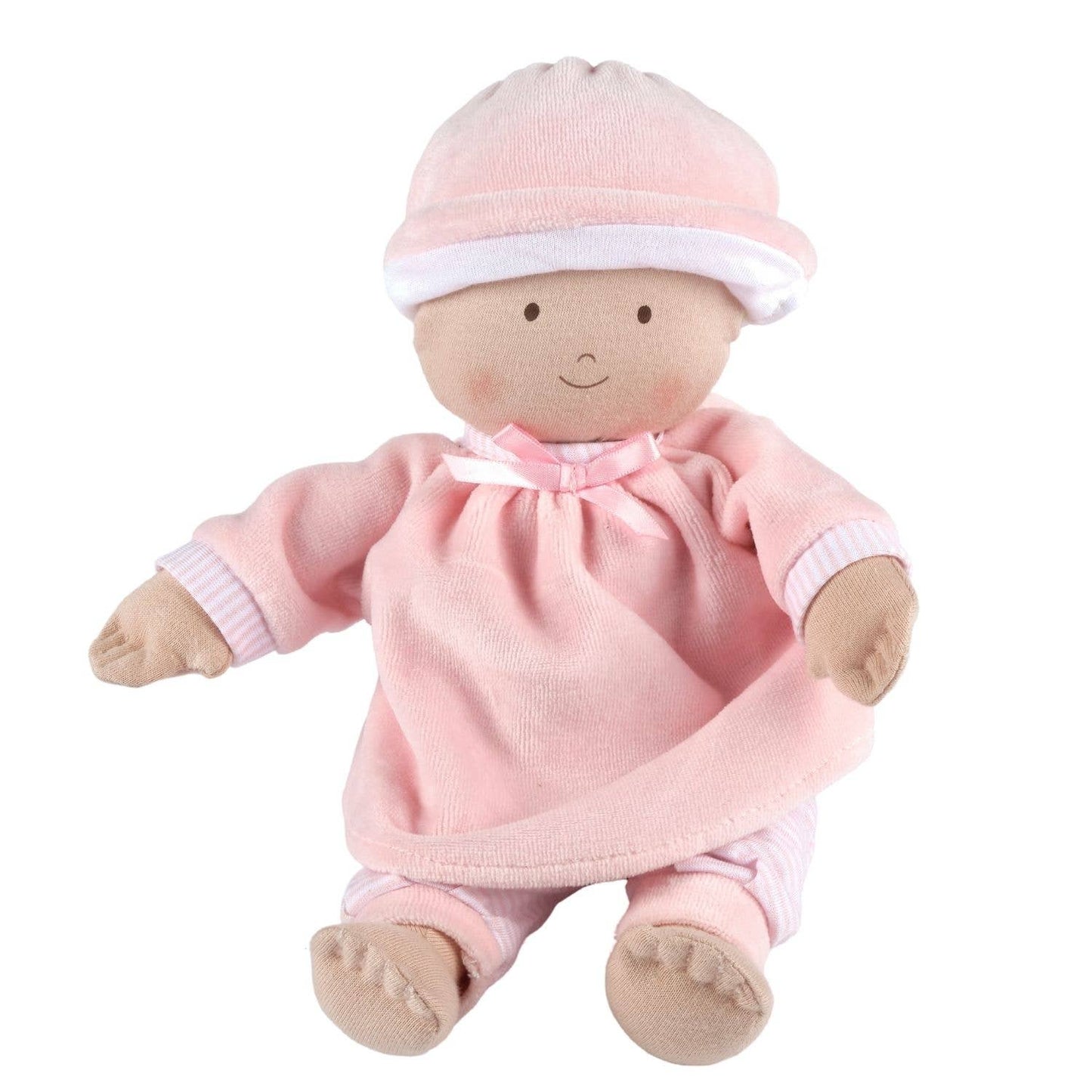 Cherub Baby Girl with Pink Dress - Tiny Tots Boutique