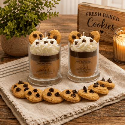 Chocolate Chip Cookie Candle. 13 oz. Large Dessert Candle - Tiny Tots Boutique
