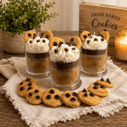 Chocolate Chip Cookie Candle. 13 oz. Large Dessert Candle - Tiny Tots Boutique