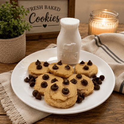 Chocolate Chip Cookies & Milk Wax Melts. 6 oz. Soy Wax Melts - Tiny Tots Boutique