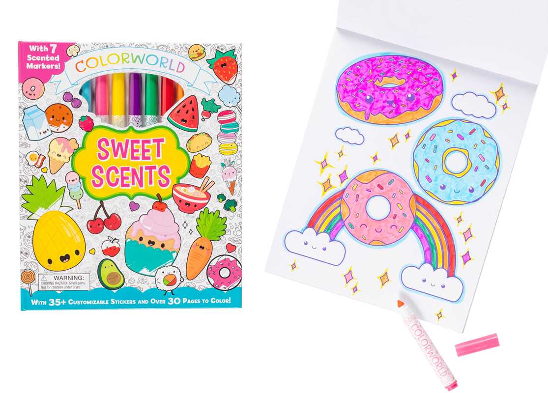 ColorWorld: Sweet Scents by Editors of Silver Dolphin Books - Tiny Tots Boutique