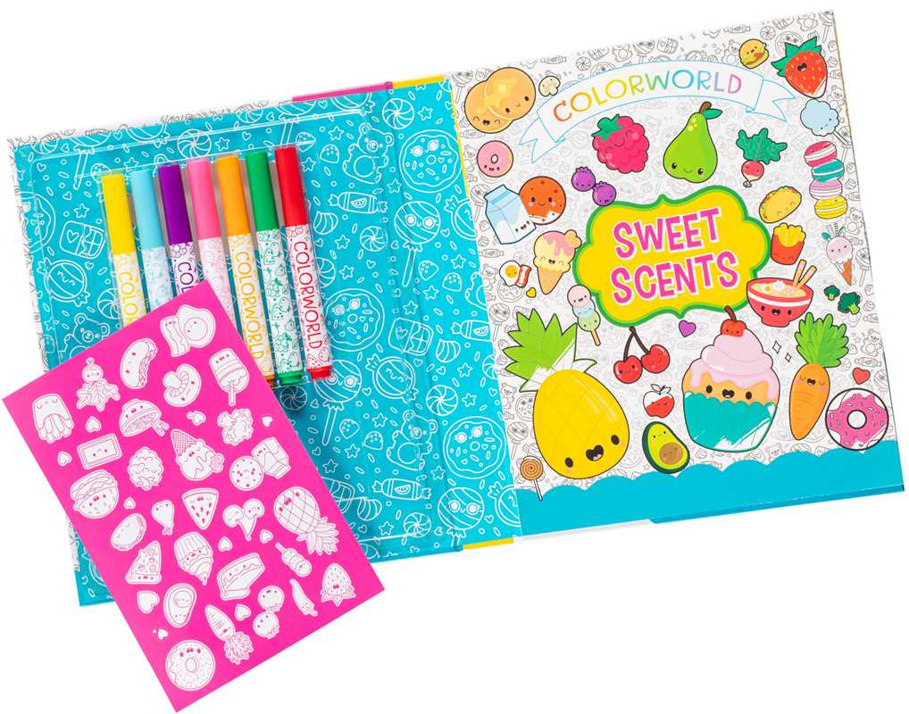 ColorWorld: Sweet Scents by Editors of Silver Dolphin Books - Tiny Tots Boutique