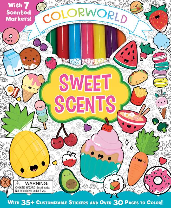 ColorWorld: Sweet Scents by Editors of Silver Dolphin Books - Tiny Tots Boutique