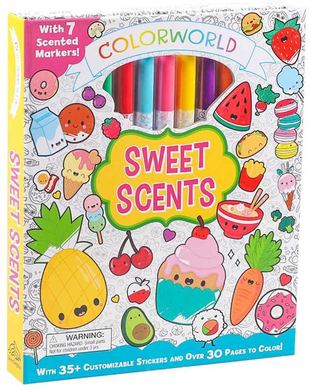 ColorWorld: Sweet Scents by Editors of Silver Dolphin Books - Tiny Tots Boutique