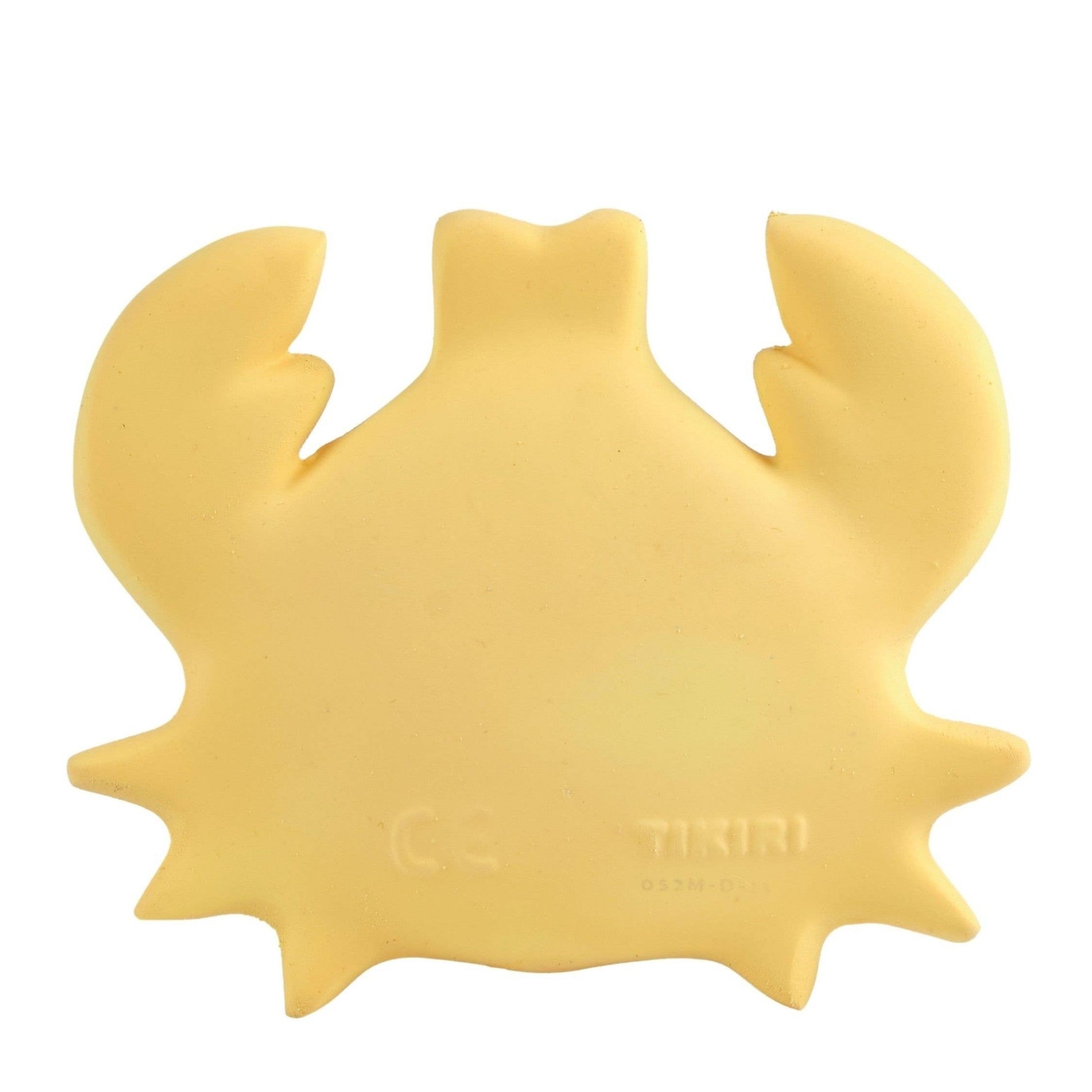 Crab Natural Organic Rubber Teether, Rattle & Bath Toy - Tiny Tots Boutique
