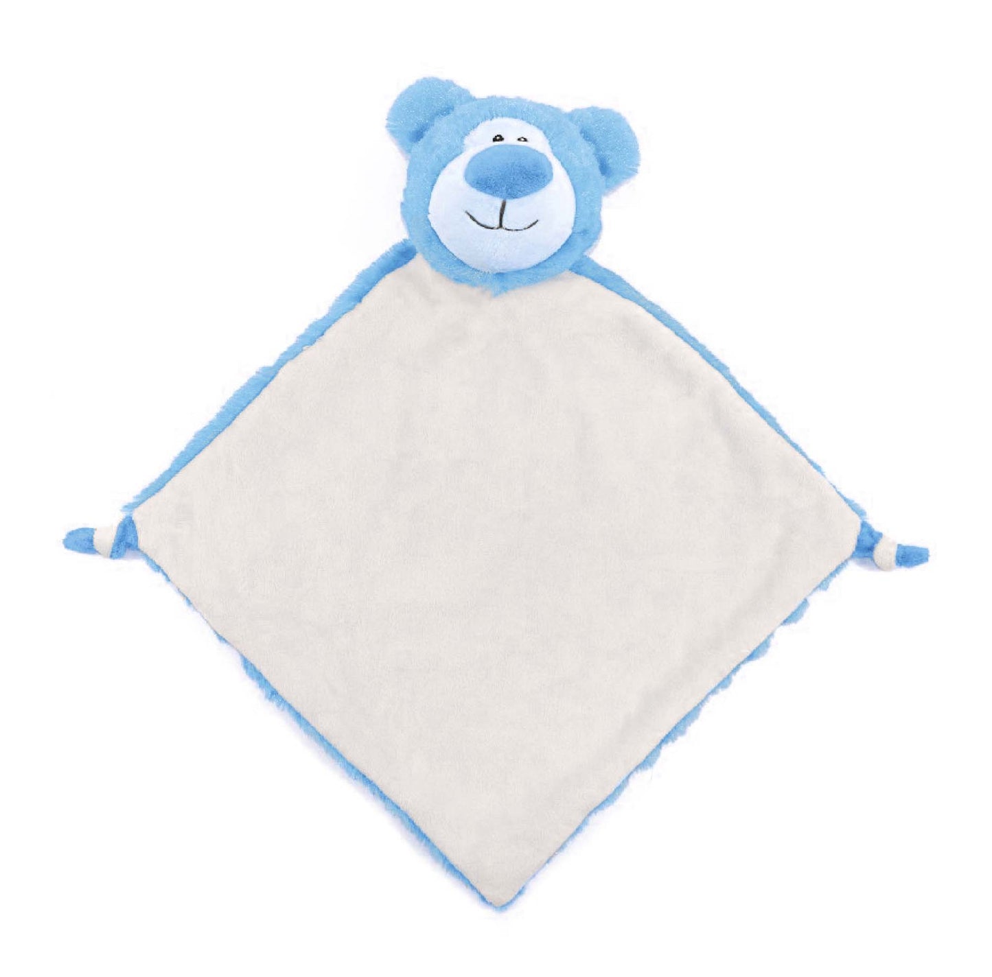 Custom Blue Bear Security Blanket - Tiny Tots Boutique