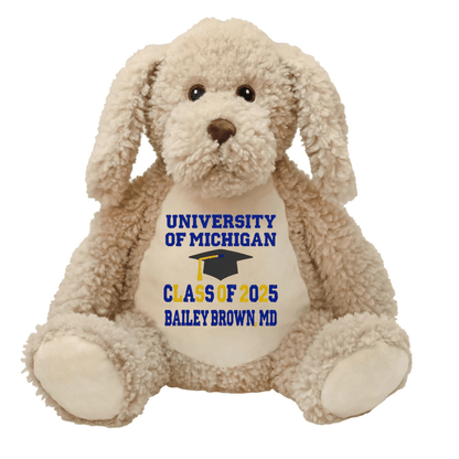 Custom College Graduation Stuffed Animal - Tiny Tots Boutique