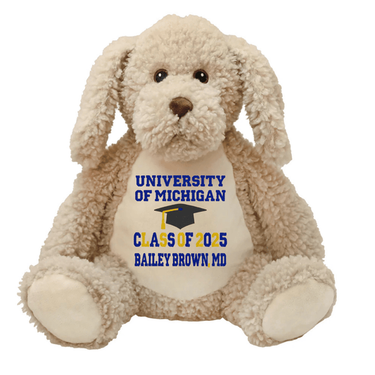 Custom College Graduation Stuffed Animal - Tiny Tots Boutique