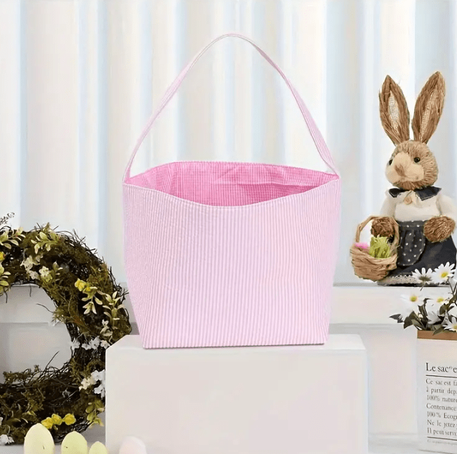 Custom Embroidered Easter Basket - Eggs Trio - Tiny Tots Boutique