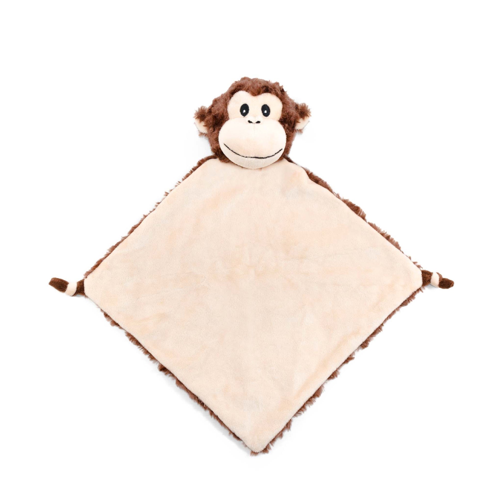 Custom Monkey Lovey Security Blanket - Tiny Tots Boutique