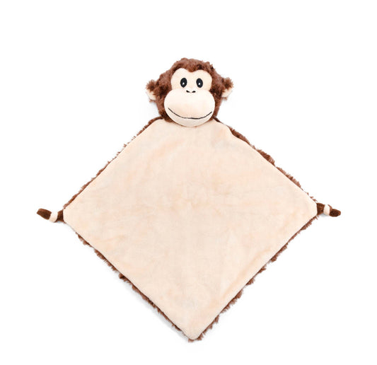 Custom Monkey Lovey Security Blanket - Tiny Tots Boutique
