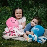 Custom Octopus Plush Animal - Pink - Tiny Tots Boutique