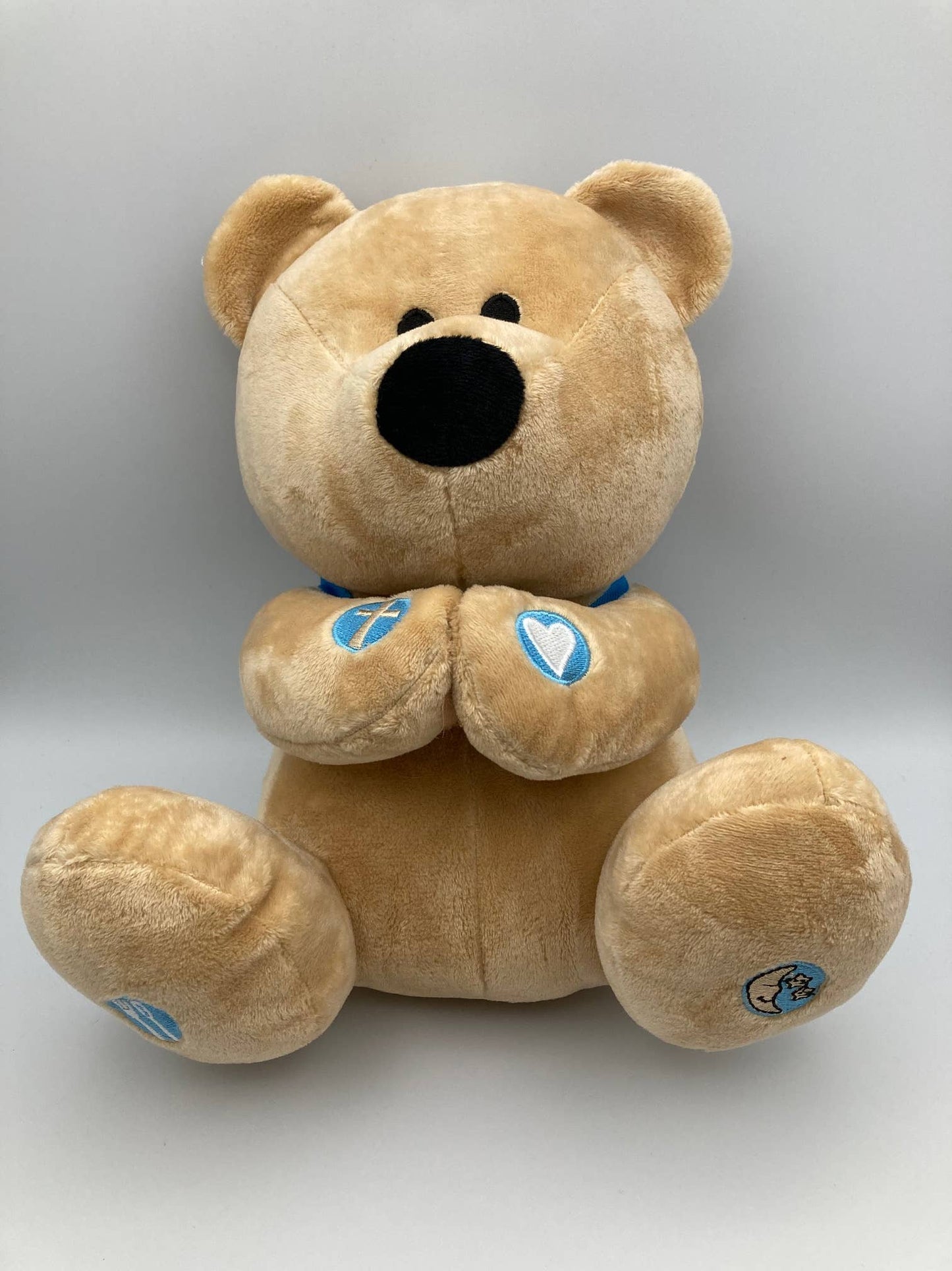Custom Plush Prayer Bear for Children that Speaks - Tiny Tots Boutique
