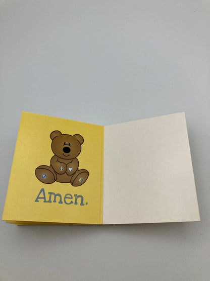 Custom Plush Prayer Bear for Children that Speaks - Tiny Tots Boutique