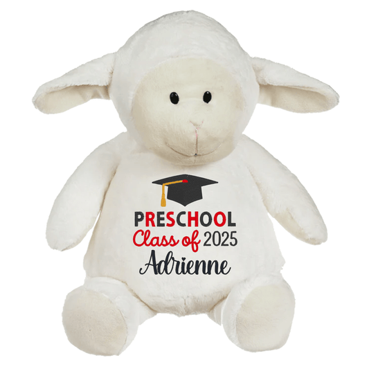 Custom PRE - SCHOOL Graduation Stuffed Animal - Tiny Tots Boutique