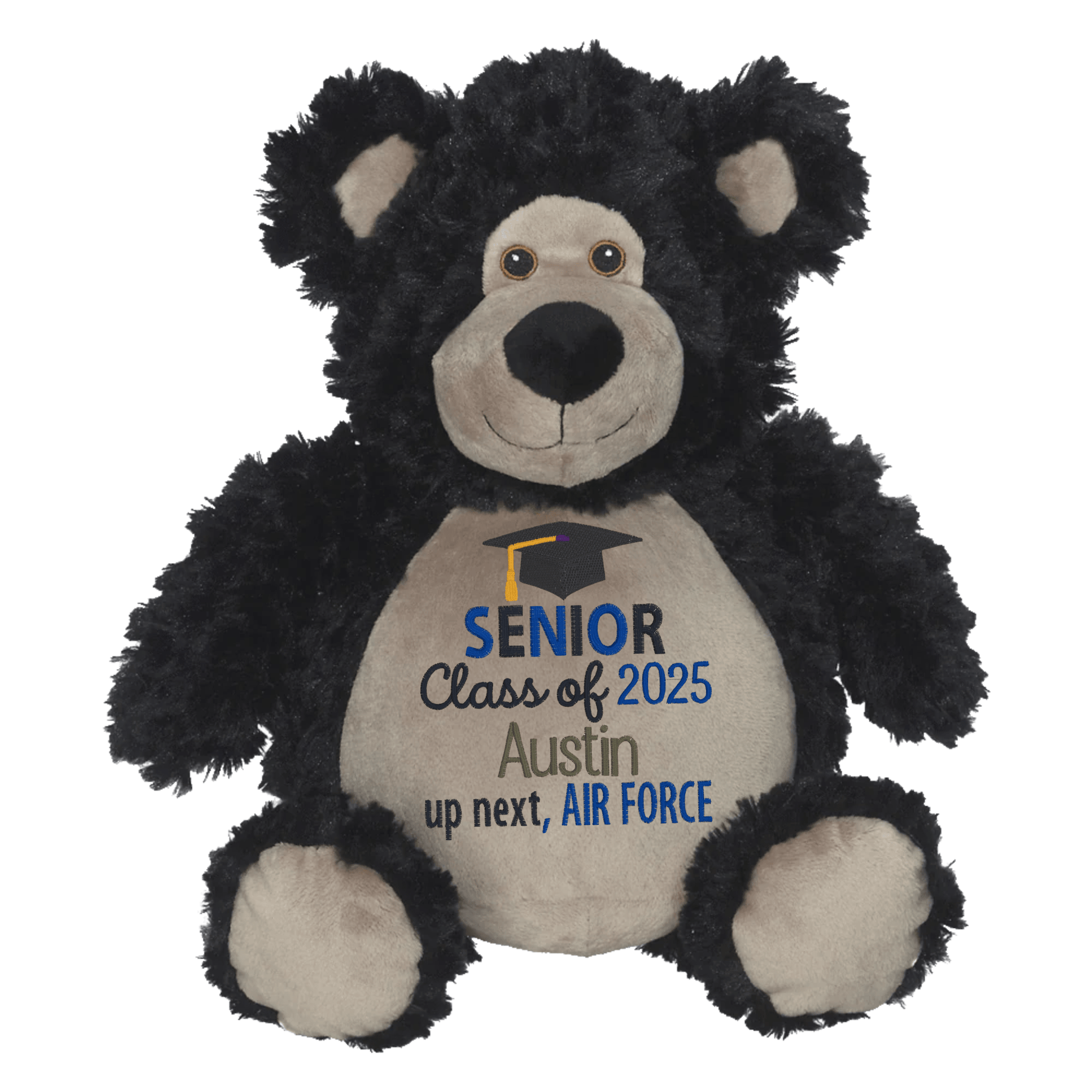 Custom SENIOR Graduation Stuffed Animal - Military Bound - Tiny Tots Boutique