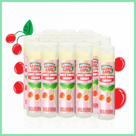 Sweet Cheeks Cherry - Lappy Lips - Kids lip Balm